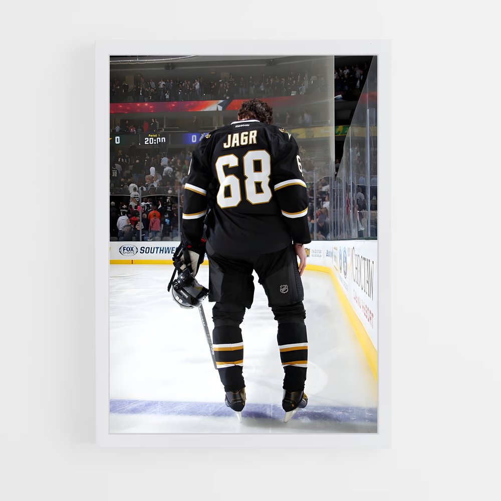 Poster Jagr en Action – affiche Hockey sur glace (vue 3)